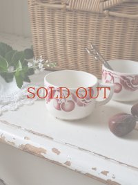 フランス さくらんぼがかわいい デミタスカップ