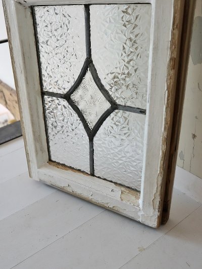 画像5: イギリス ダイヤ模様が素敵な カラーレスステンド