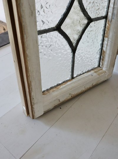 画像7: イギリス ダイヤ模様が素敵な カラーレスステンド