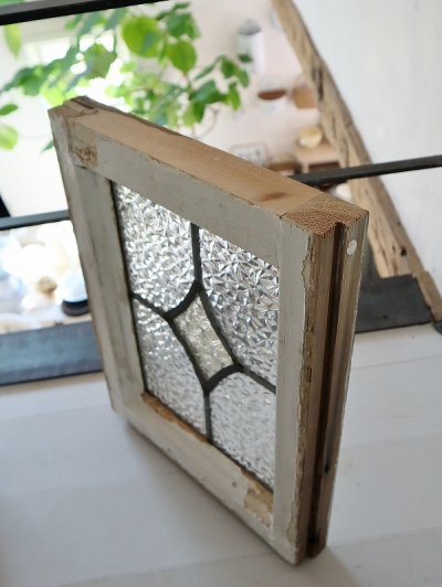 画像4: イギリス ダイヤ模様が素敵な カラーレスステンド