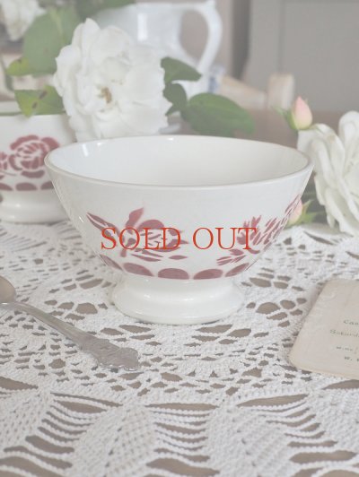 画像4: サルグミンヌ製 薔薇がかわいい ミニカフェオレボウル