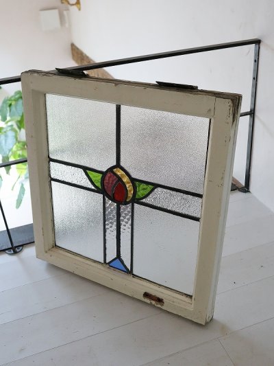 画像3: イギリス 薔薇が素敵な ステンドグラス