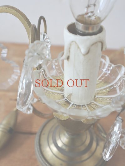 画像10: フランス デザインがかわいい 1灯ろうそく型 テーブルランプ