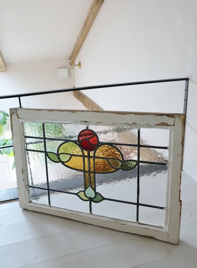 画像12: イギリス 薔薇が素敵な ステンドグラス