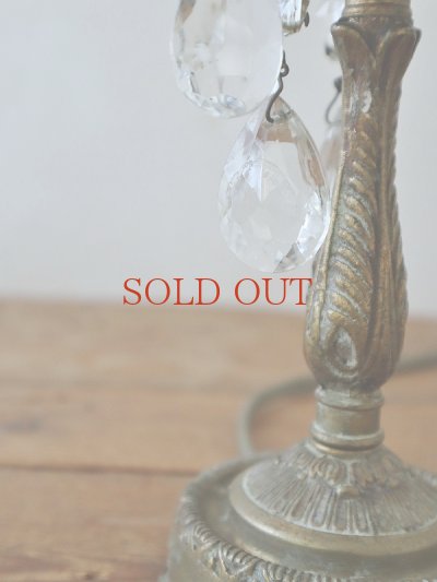 画像11: フランス 真鍮のスタンドが素敵な 1灯ろうそく型 テーブルランプ