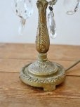 画像8: フランス<br/>真鍮のスタンドが素敵な<br/>1灯ろうそく型<br/>テーブルランプ (8)