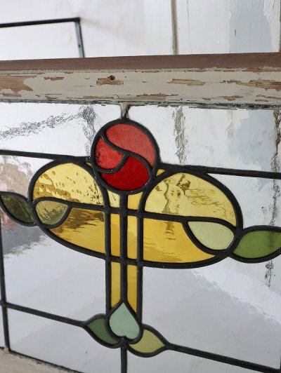 画像5: イギリス 薔薇が素敵な ステンドグラス