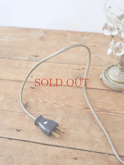 画像13: フランス 真鍮のスタンドが素敵な 1灯ろうそく型 テーブルランプ