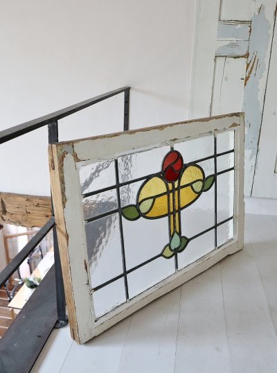 画像15: イギリス 薔薇が素敵な ステンドグラス