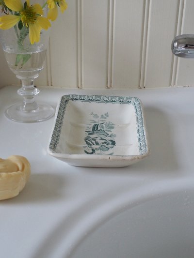 画像8: フランス 陶器製 ソープディッシュ