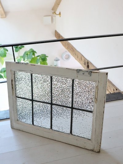 画像9: イギリス ギザギザガラスが大人っぽい カラーレスステンド