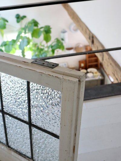 画像3: イギリス ギザギザガラスが大人っぽい カラーレスステンド