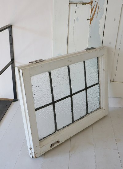 画像5: イギリス ギザギザガラスが大人っぽい カラーレスステンド