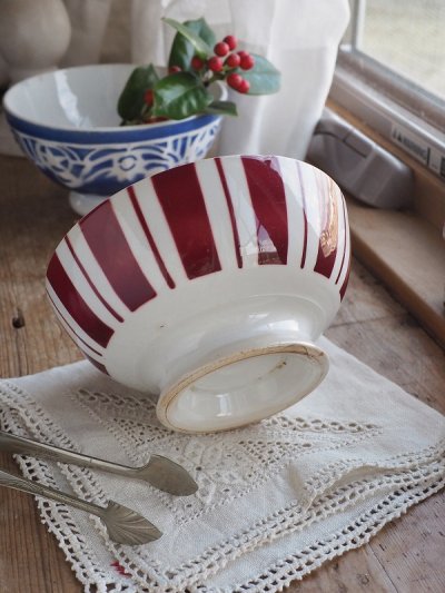 画像6: フランス ストライプがかわいい カフェオレボウル