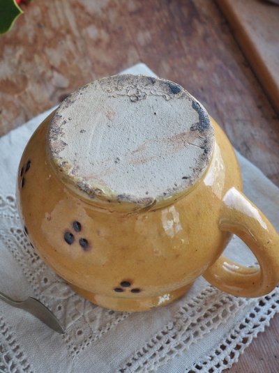 画像11: フランス テラコッタ製 クリーマー