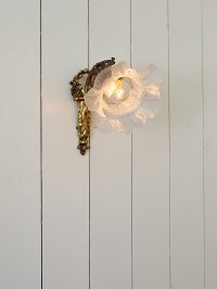 フランス 薔薇がかわいい 1灯ウォールライト