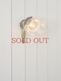 フランス 薔薇がかわいい 1灯ウォールライト