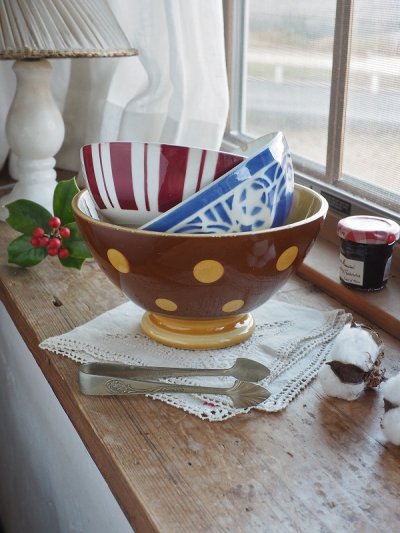 画像11: フランス モロッコ柄 カフェオレボウル