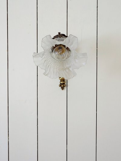 画像5: フランス 薔薇がかわいい 1灯ウォールライト