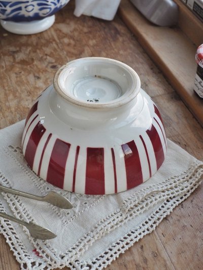 画像9: フランス ストライプがかわいい カフェオレボウル