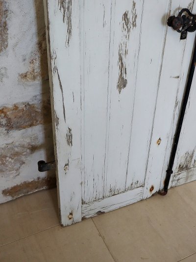 画像8: フランス グレモン錠付き 両開きドア