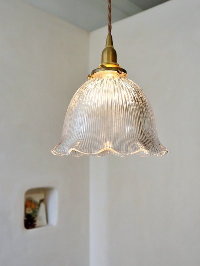 画像2: 大き目でかわいい ガラスランプシェード