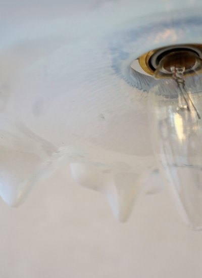 画像9: フランス オパールセント ペンダントシェード