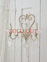 フランス ガラスが綺麗な ウォールライト