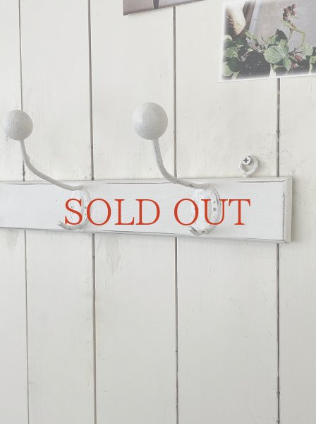 画像5: 金物がかわいい ３連コートフック (5)