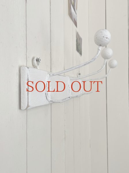 画像9: 金物がかわいい ３連コートフック (9)