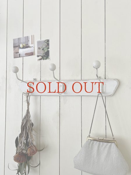 画像2: フォルムがかわいい ３連コートフック (2)