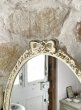 画像3: イギリス 装飾が素敵な オーバル三面鏡 (3)