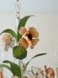 画像6: フランス オレンジのお花がかわいい アイアンシャンデリア (6)