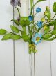 画像7: フランス 小花がかわいい アイアン製ウォールライト (7)