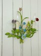 画像4: フランス 小花がかわいい アイアン製ウォールライト (4)