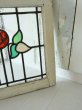 画像12: イギリス 薔薇と周囲のガラスが 素敵なステンド (12)