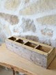 画像14: フランス 素朴なボックス型 木製シェルフ (14)