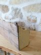 画像12: フランス 素朴なボックス型 木製シェルフ (12)