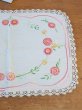 画像5: フランス お花模様の刺繍が かわいいテーブルクロス (5)
