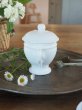 画像6: フランス 1900年初頭の繊細な 陶器製クレミエ (6)