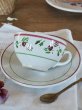画像6: フランス ハンドペイントの お花模様がかわいい カップ＆ソーサー (6)