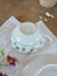 画像10: フランス ハンドペイントの お花模様がかわいい カップ＆ソーサー (10)
