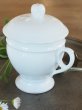 画像7: フランス 1900年初頭の繊細な 陶器製クレミエ (7)