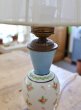 画像6: フランス 陶器の小花がかわいい テーブルランプ (6)
