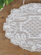 画像2: フランス レース編み テーブルセンター (2)