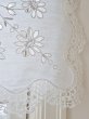 画像14: フランス　やさしい刺繍が素敵な カフェカーテン (14)