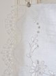 画像4: フランス　やさしい刺繍が素敵な カフェカーテン (4)