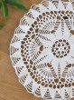 画像2: フランス レース編み テーブルセンター (2)