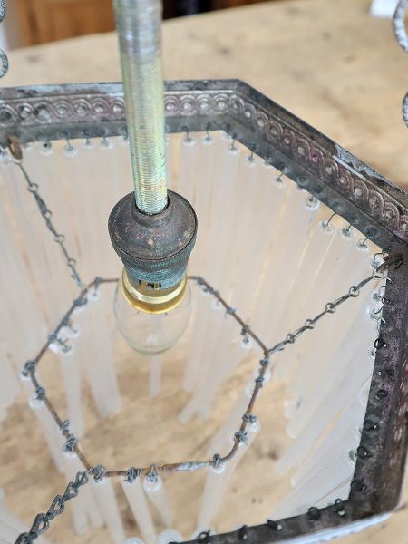 画像17: フランス レアデザインシャンデリア (17)