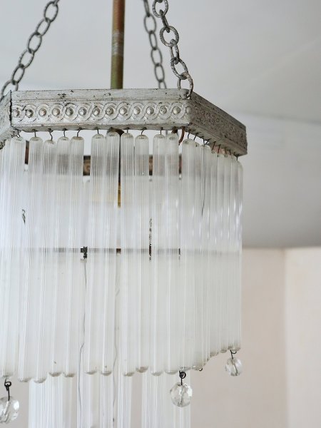 画像11: フランス レアデザインシャンデリア (11)